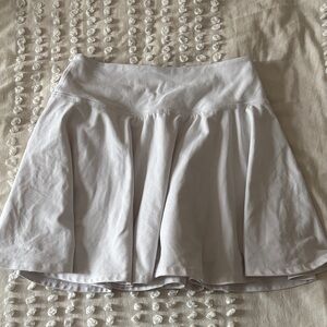 Beyond Yoga White Skater Skirt